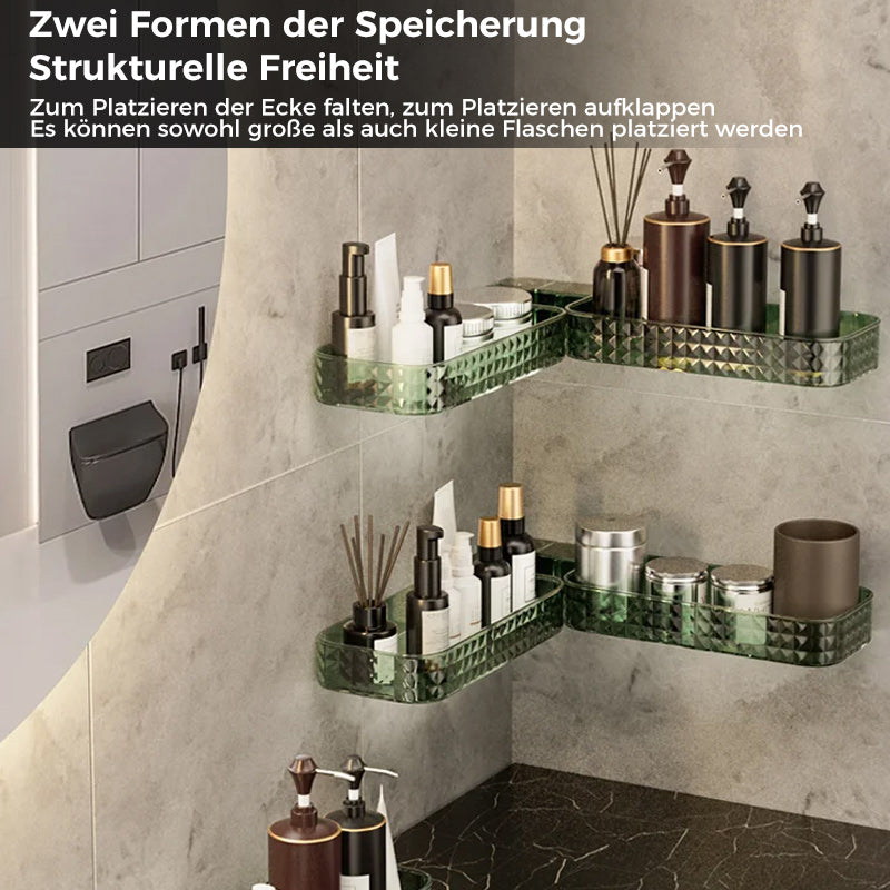 🛒 Multifunktionales, an der Wand montiertes, drehbares U-förmiges Aufbewahrungs-Eckregal