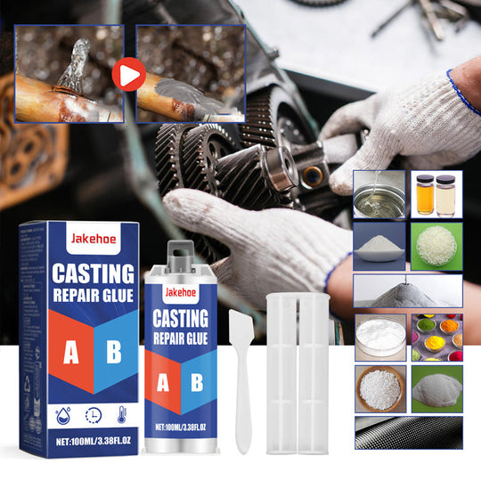 Hochtemperaturbeständiger Reparaturkleber für Metallgussteile