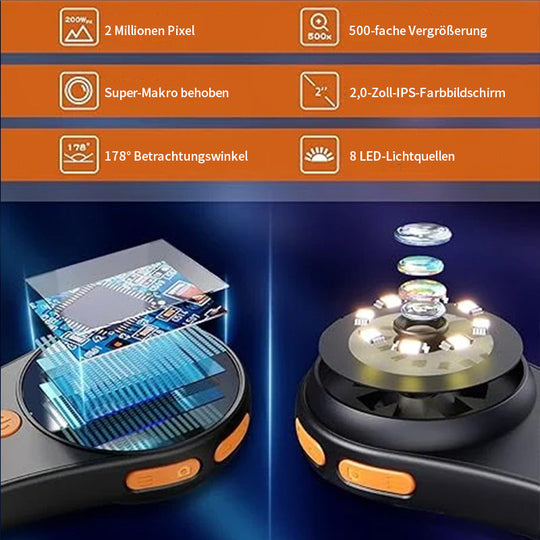 Tragbares Taschenmikroskop