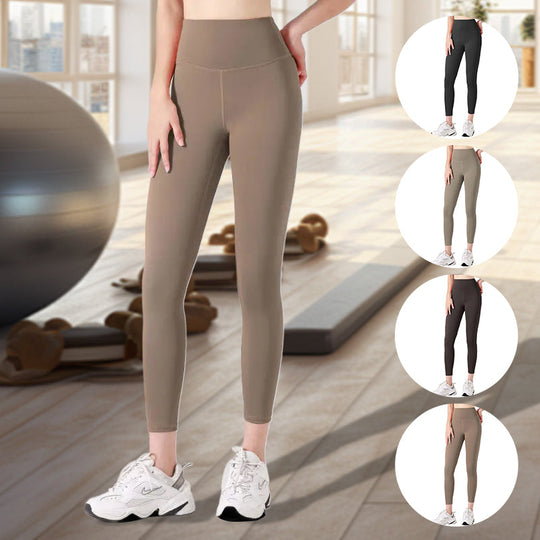 Figurformende Sportleggings mit hoher Taille
