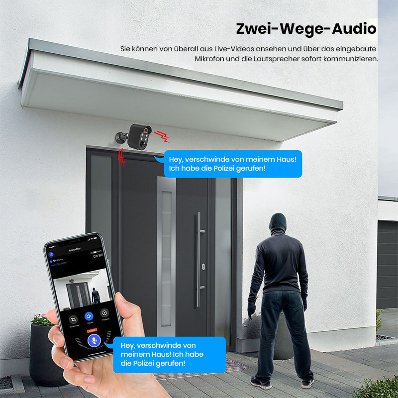 Kabellose 1080P-Überwachungskamera