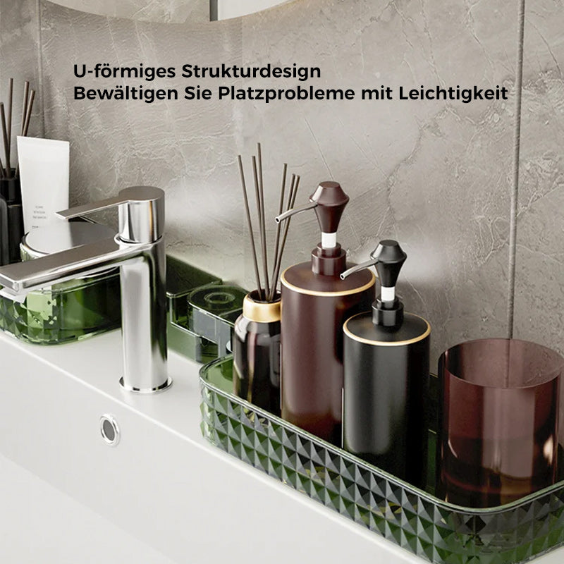 🛒 Multifunktionales, an der Wand montiertes, drehbares U-förmiges Aufbewahrungs-Eckregal