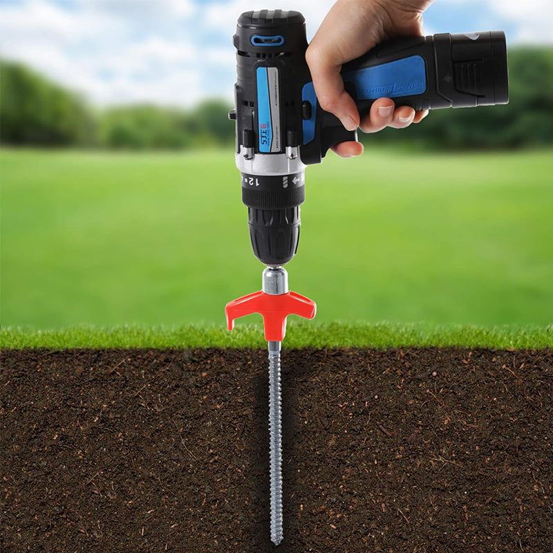 ⛺Drehbare Zeltheringe mit Gewinde