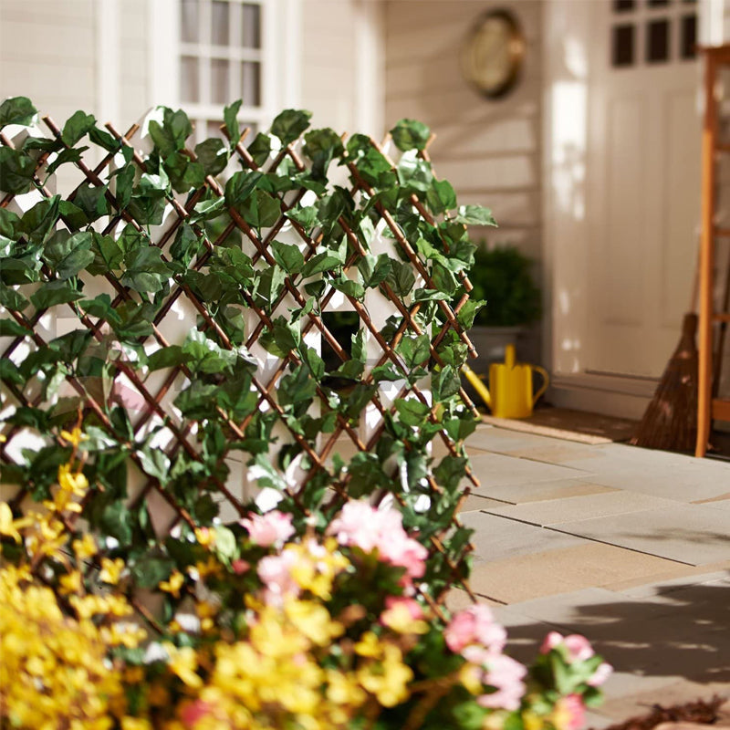 🏡 🍃Erweiterbarer Faux-Sichtzaun