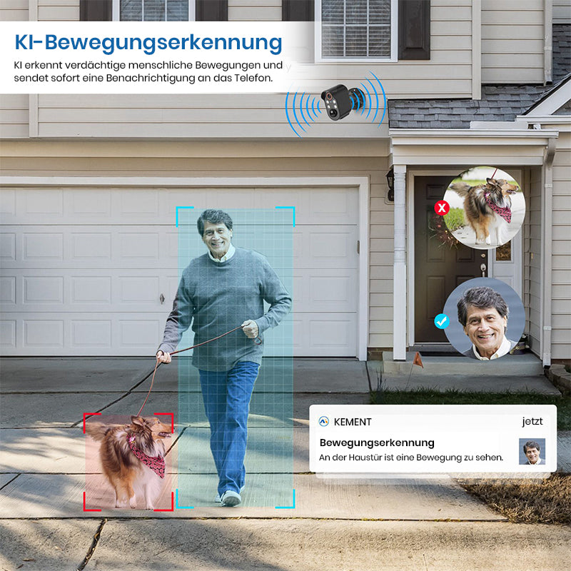 Kabellose 1080P-Überwachungskamera