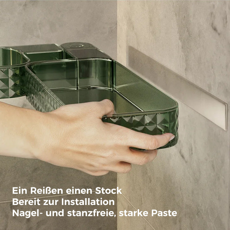 🛒 Multifunktionales, an der Wand montiertes, drehbares U-förmiges Aufbewahrungs-Eckregal