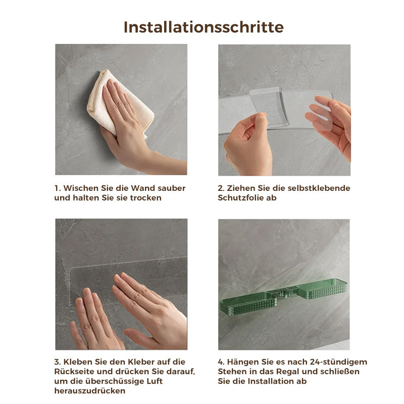 🛒 Multifunktionales, an der Wand montiertes, drehbares U-förmiges Aufbewahrungs-Eckregal