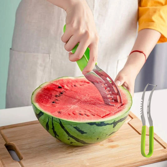 🍉Multifunktionaler Obstschneider aus Edelstahl