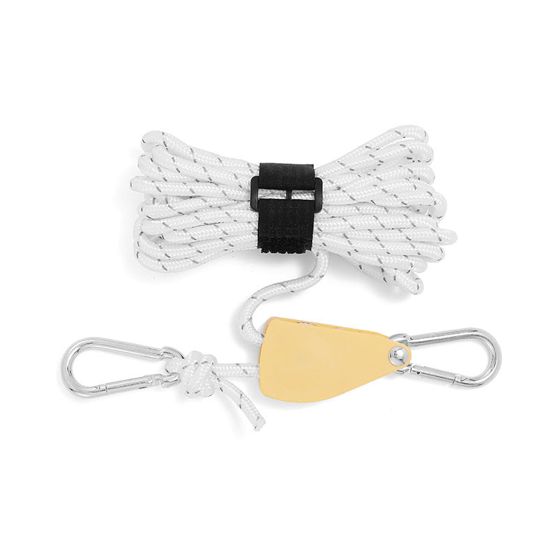 🏕️⛺️Windfestes Seil zur Einstellung der Riemenscheibe