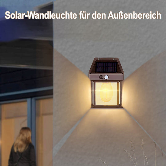 💡🏮Solar Wolfram Wandleuchte für den Außenbereich