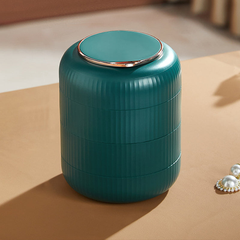 Mehrschichtige drehbare Aufbewahrungsbox für Schmuck