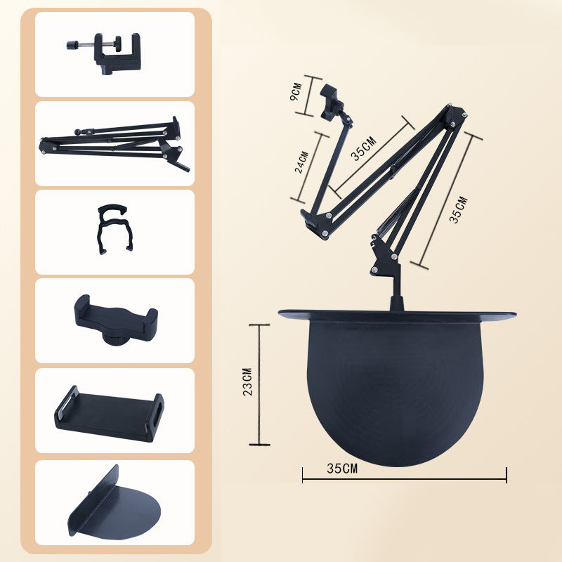 📱Ausziehbarer, versteckter Telefon-/Tablet-Halter am Bett