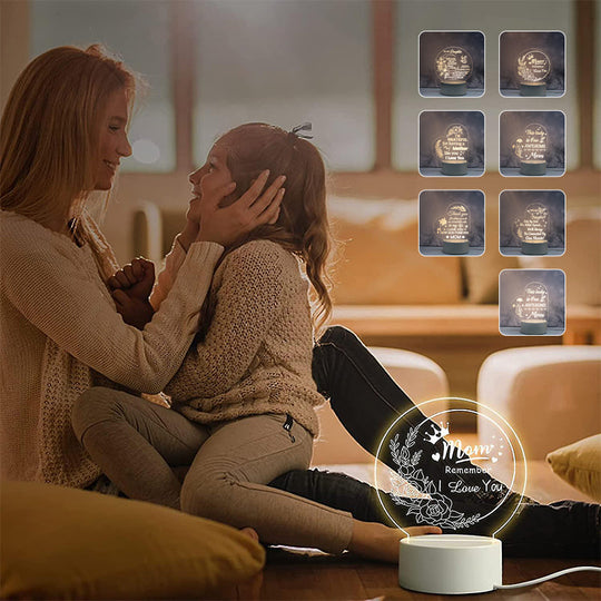 3D-Muttertag-Nachtlicht