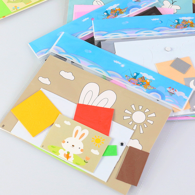 🦕🦁DIY Kinder Handgemachte Aufkleber🦉🐰