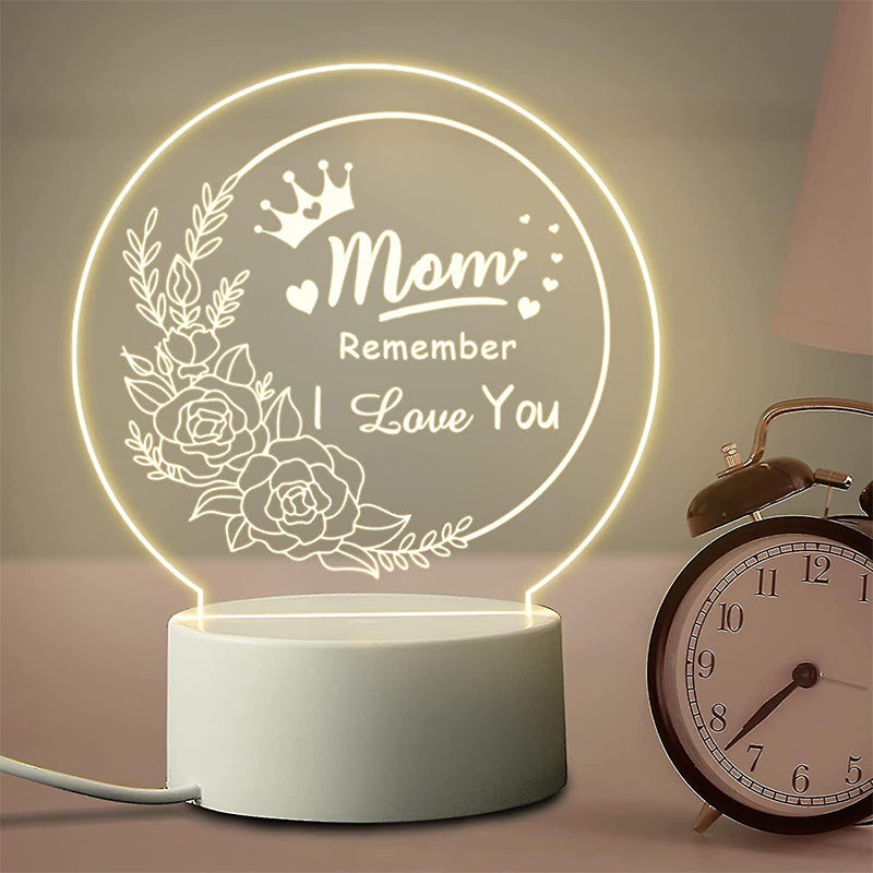 3D-Muttertag-Nachtlicht