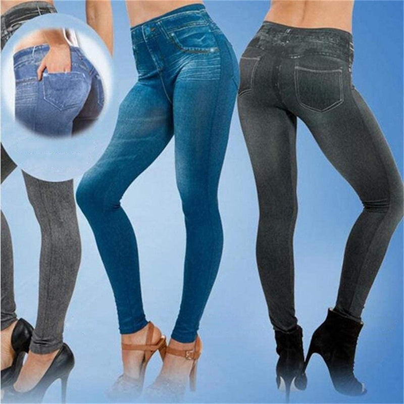 Nahtlose Fleece-Jeans für Damen
