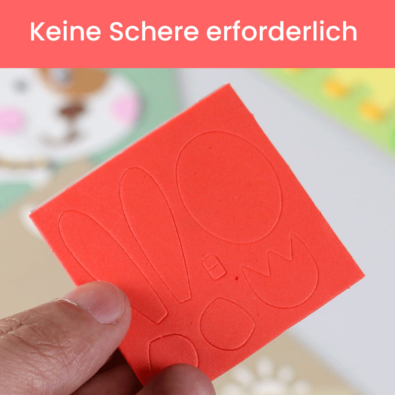 🦕🦁DIY Kinder Handgemachte Aufkleber🦉🐰