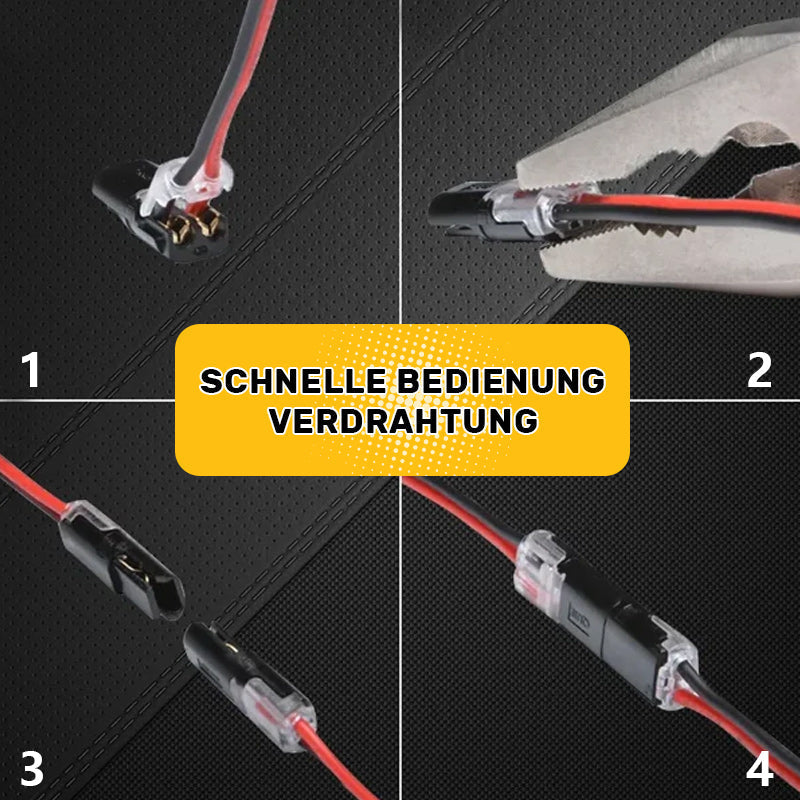 Praktischer schneller Kabelstecker