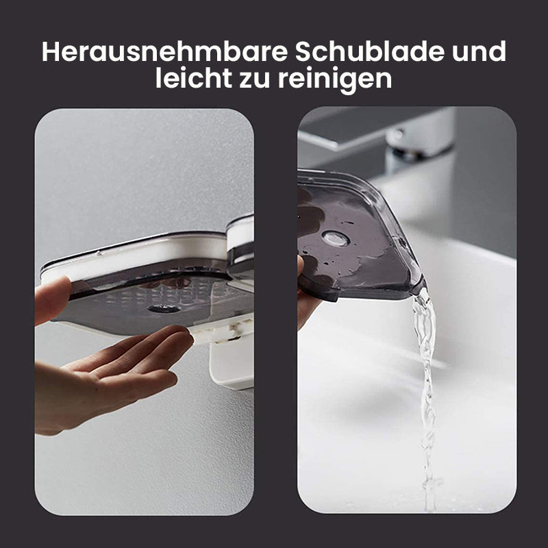 Doppelte Seifenschale mit Abtropfschale