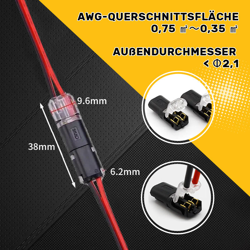 Praktischer schneller Kabelstecker