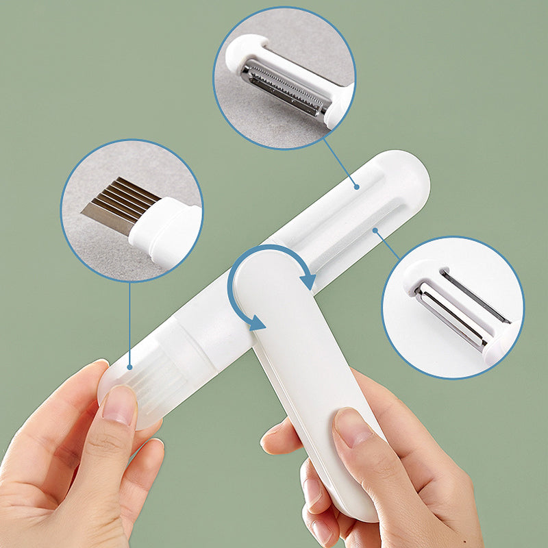 🔥3 In 1 Multifunktionales Rotierendes Schälmesser🔥