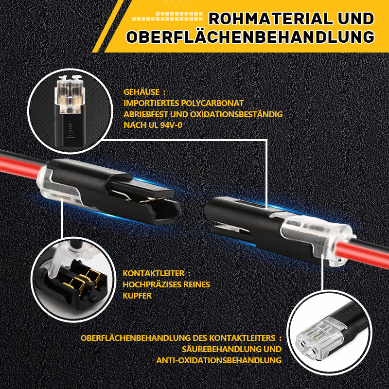 Praktischer schneller Kabelstecker