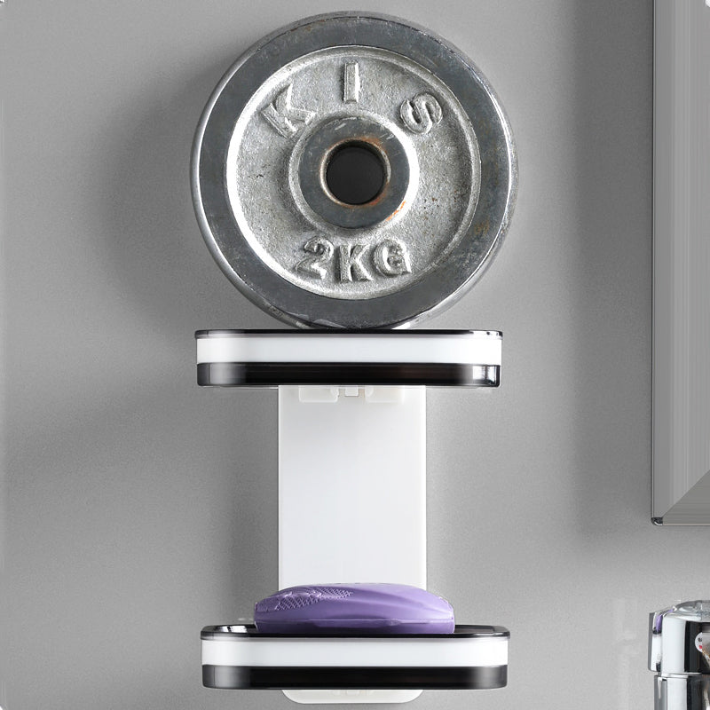 Doppelte Seifenschale mit Abtropfschale