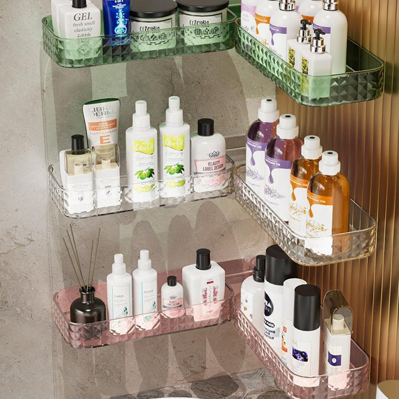 Multifunktionales, an der Wand montiertes, drehbares U-förmiges Aufbewahrungs-Eckregal