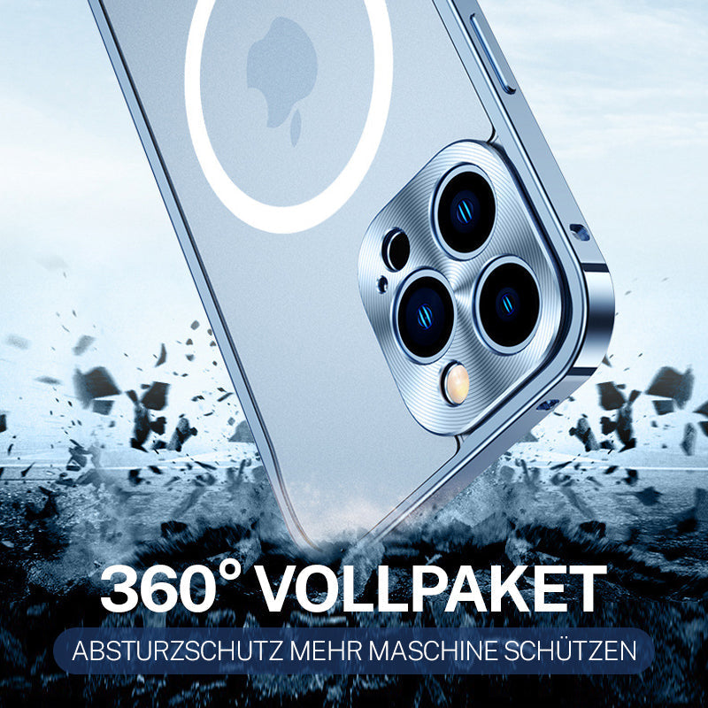 📱50 % Rabatt📱Magnetische Handyhülle für iPhone mit Metallrahmen