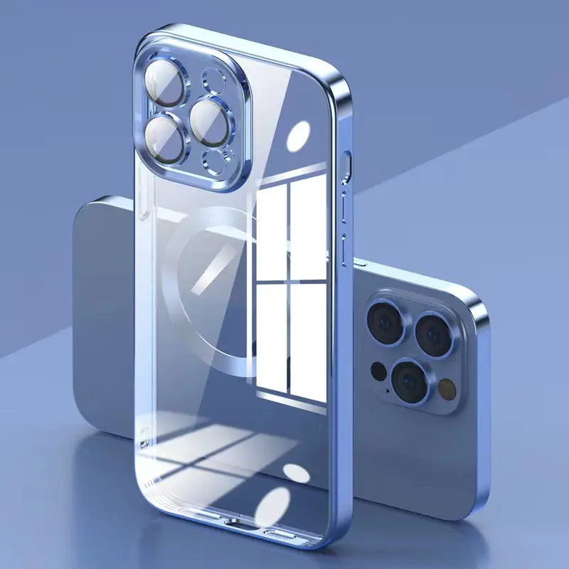 🎊Schlussverkauf - 50 % Rabatt🎊Kabellose Magnetische All-Inclusive-iPhone-Hülle mit Galvanik