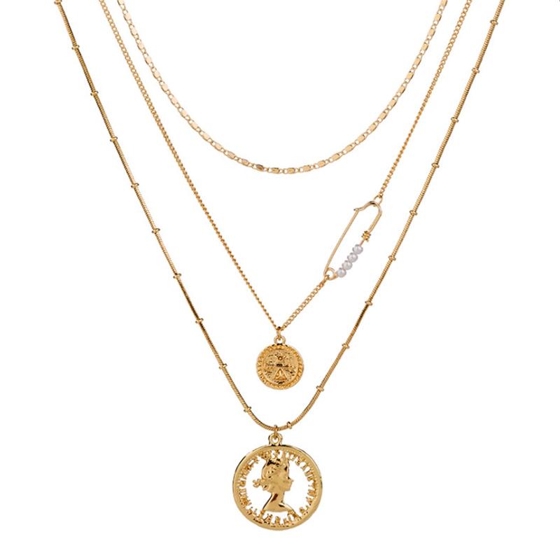 Mehrschichtige Modehalskette