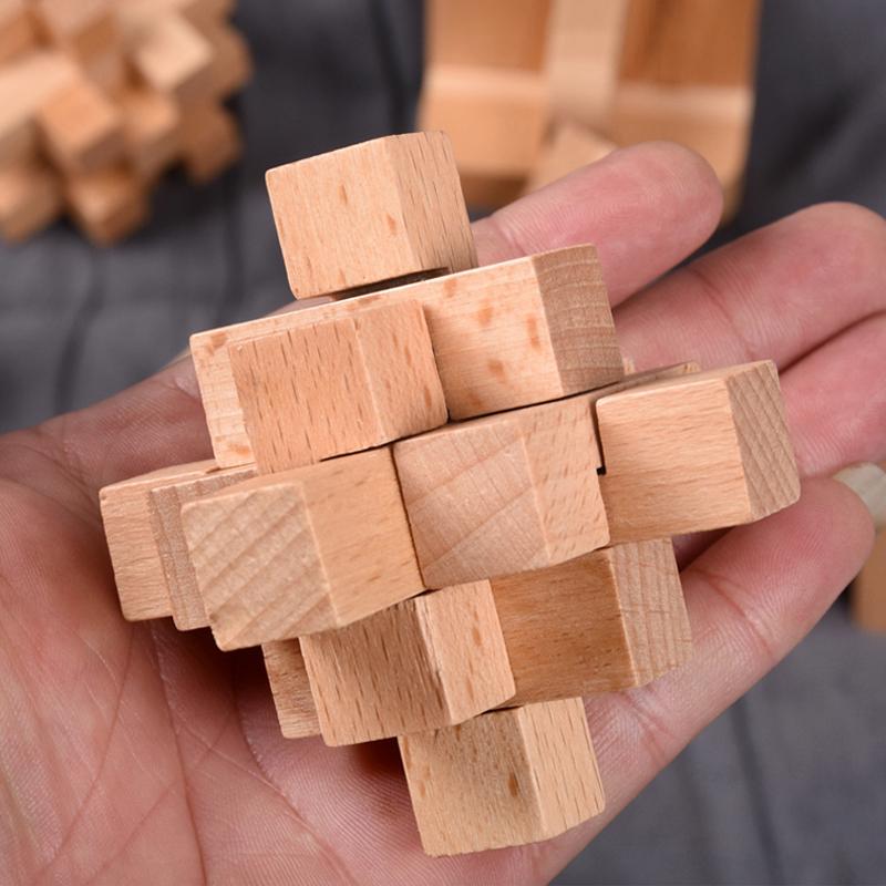 Holz Kong Ming Lock Spielzeug