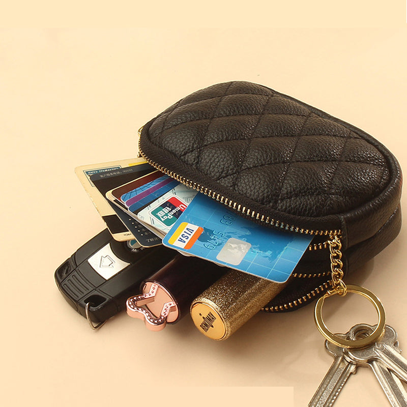 Damen zweilagige Brieftasche aus Leder