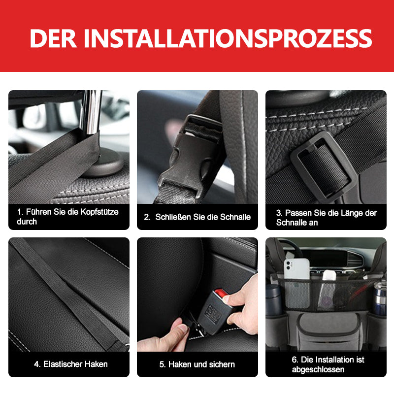 😮Multifunktionale Aufbewahrungstasche für Autositze👍