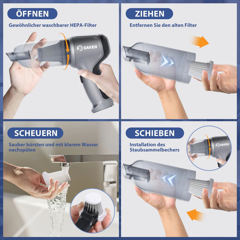 3-in-1 Verbesserter Kabelloser Mini-Handstaubsauger