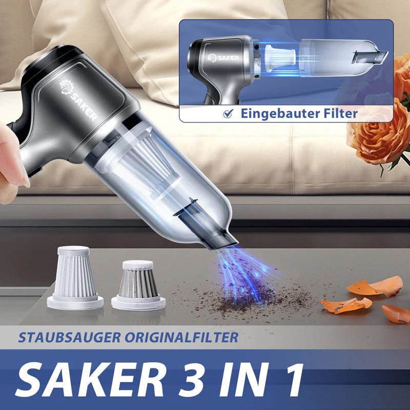 🔥Verbesserter 3-in-1 Kabelloser Mini-Handstaubsauger🔥