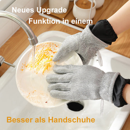 🎁WEIHNACHTSVERKAUF-50% RABATT🎁Geschirrspülhandschuhe aus Draht