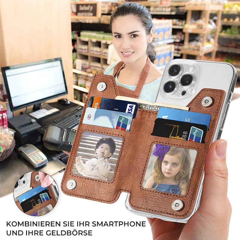 Multifunktionaler Handy-Kartenhalter aus Viskose