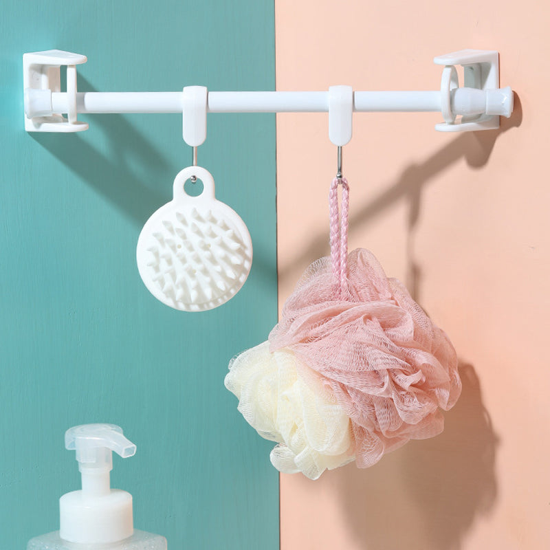 Nagelfreie verstellbare Stangenhalterungshalter (1 Paar)