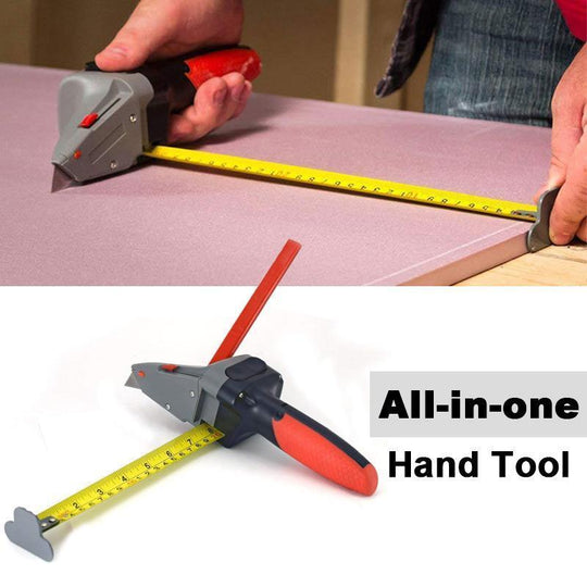 All-in-One Handwerkzeug mit Maßband und Universalmesser