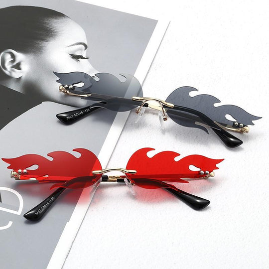 Rahmenlose Sonnenbrille