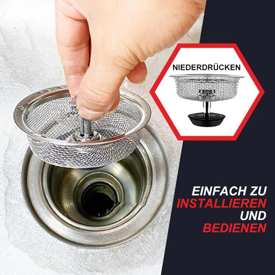Edelstahl Ersatzfilter für Spülbecken
