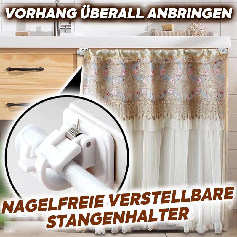 🪝Nagelfreie verstellbare Stangenhalter