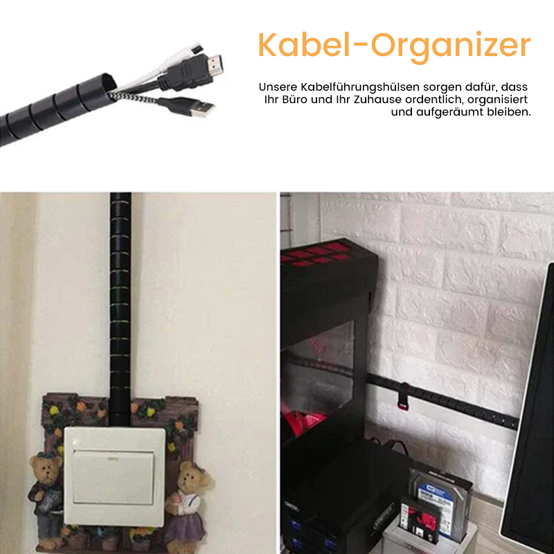 😮Anti-Biss-Kabelbinder für Kabel-Organizer👍