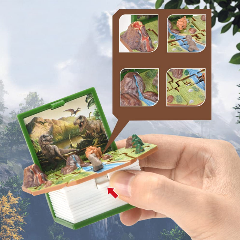 3D Stereoskopisches Puzzlebuch mit Schlüsselanhänger