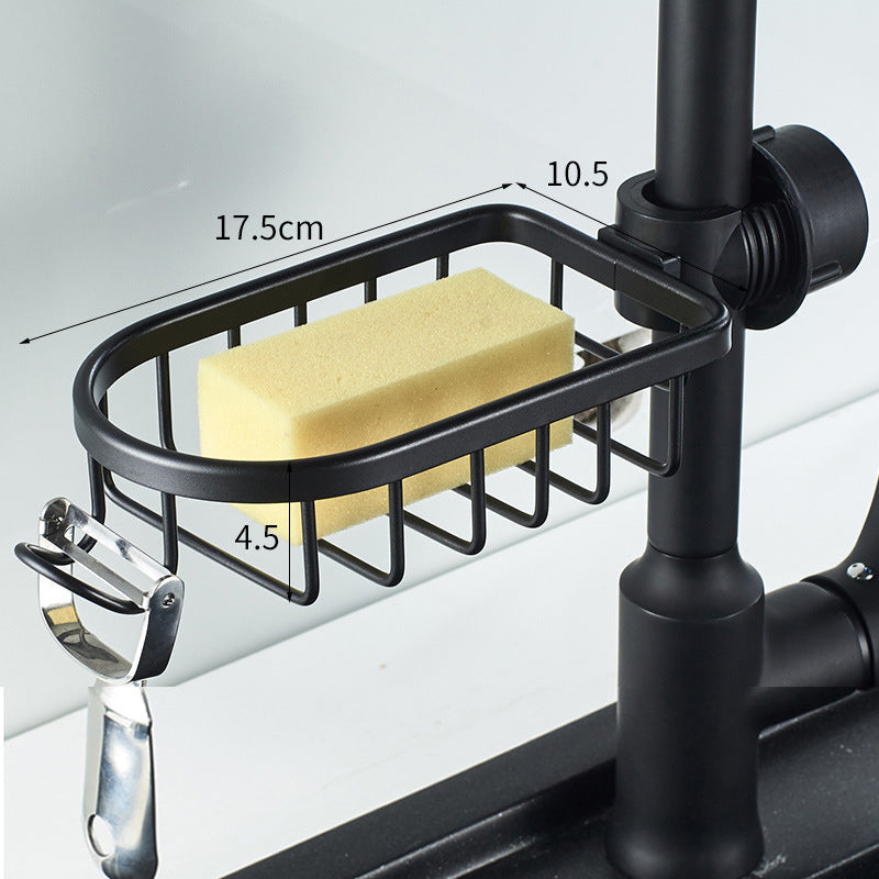 Rostfreies Aufbewahrungsregal für Wasserhähne