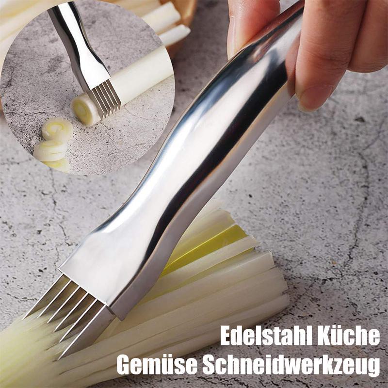 🧅🥬Edelstahl Küche Gemüse Schneidwerkzeug