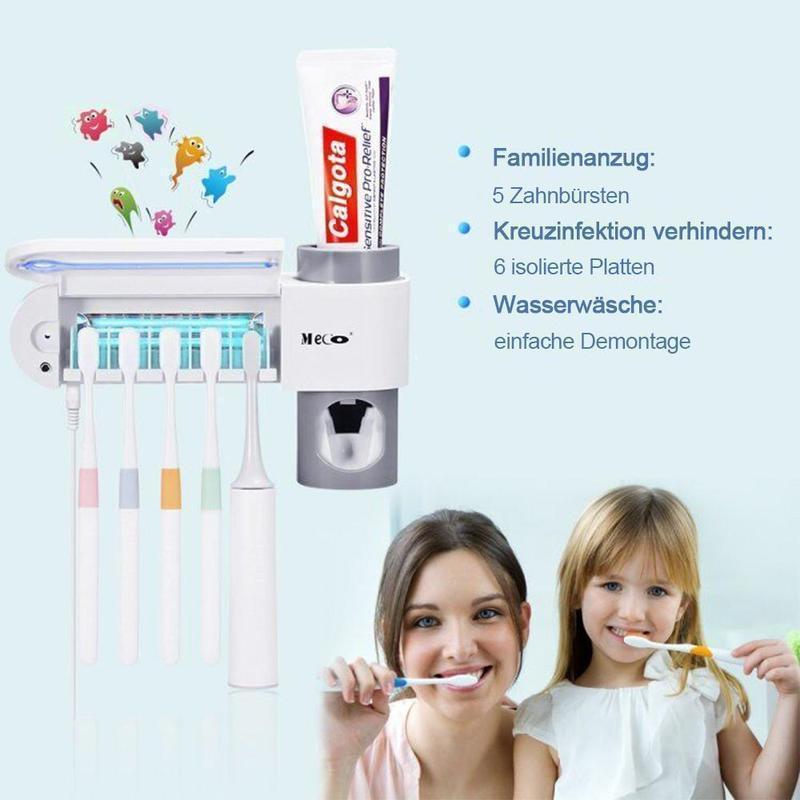 2-in-1 Desinfektioner Zahnbürstenhalter