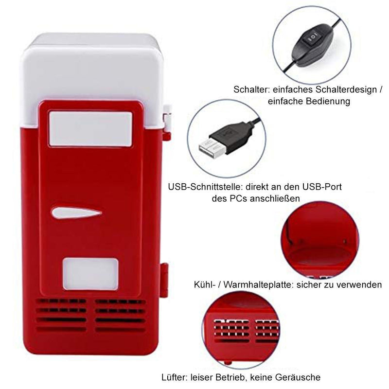 Mini Kühlschrank mit USB-Schnittstelle  
