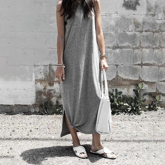 Lange ärmelloser Rock